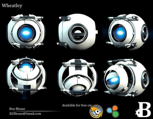Wheatley V2.0 Rigged Textured preview image